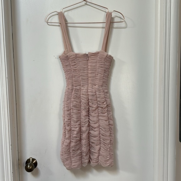 NEW House of CB Cate Ruched Mini Dress Size XS - Picture 9 of 9